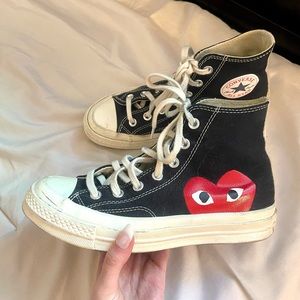 ❣️❣️ Black Comme Des Garçon Converse